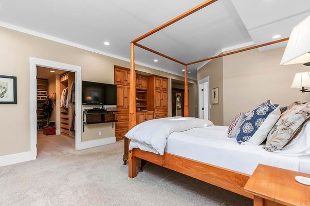 Bedroom, Interior, Recessed Lighting