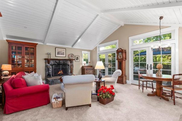 Dining room, Fireplace, Interior, Living room