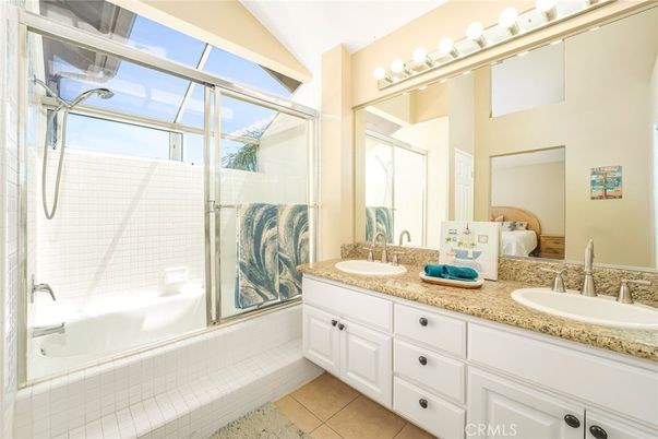 Bathroom, Dual Sink Vanities, Glass Shower, Interior