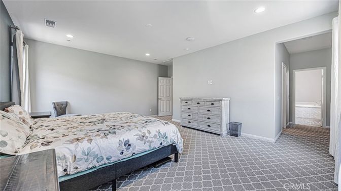 Bedroom, Interior, Recessed Lighting