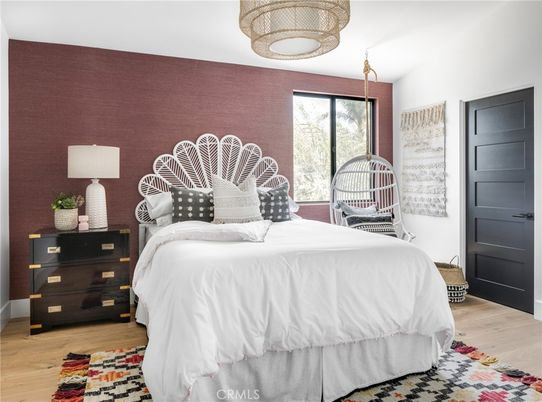 Bedroom, Interior, Wood Texture Flooring