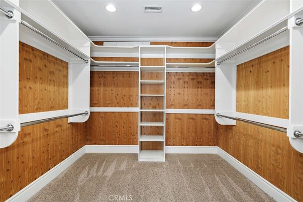 Interior, Recessed Lighting, Walk-in Closets, Wooden Walls