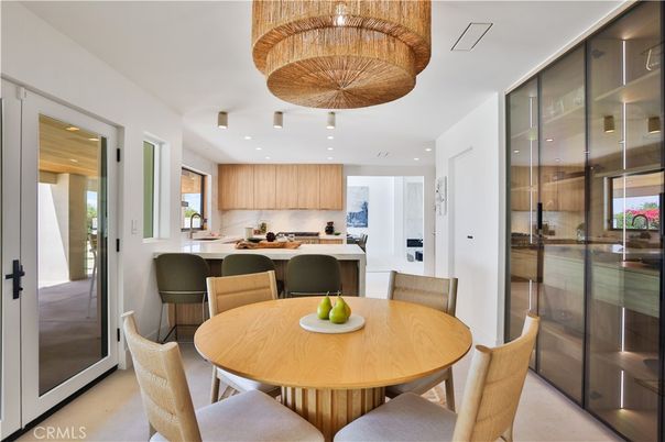 Dining room, Interior, Kitchen, Recessed Lighting