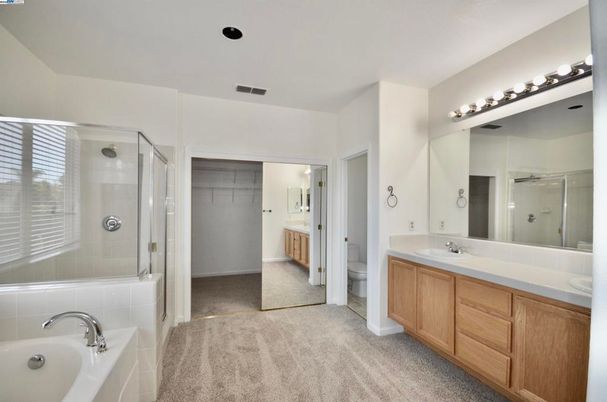 Bathroom, Dual Sink Vanities, Glass Shower, Interior