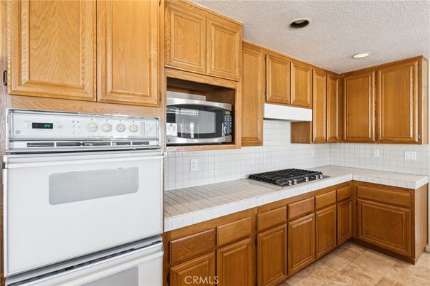 Interior, Kitchen, Recessed Lighting, Tile Countertops
