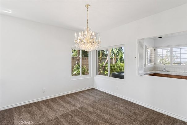 Chandelier, Empty room, Interior