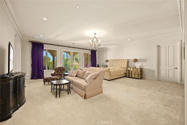 Bedroom, Chandelier, Interior, Living room, Recessed Lighting