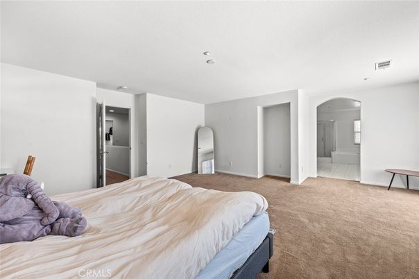 Bedroom, Interior, Recessed Lighting