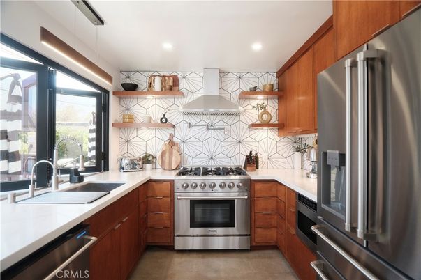 Interior, Kitchen, Recessed Lighting, Stainless Steel Appliances