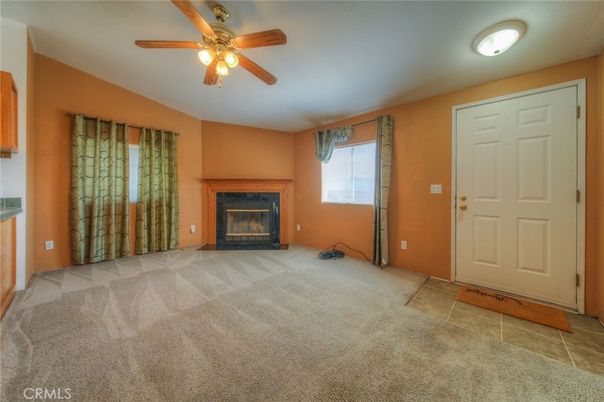 Empty room, Fireplace, Interior