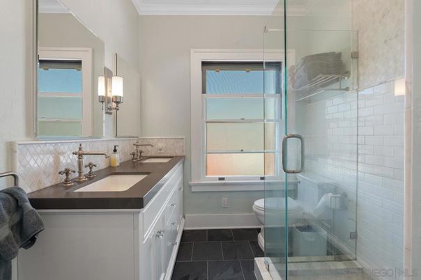 Bathroom, Glass Shower, Interior