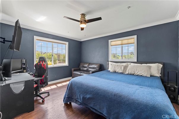 Bedroom, Home Office, Interior, Wood Texture Flooring