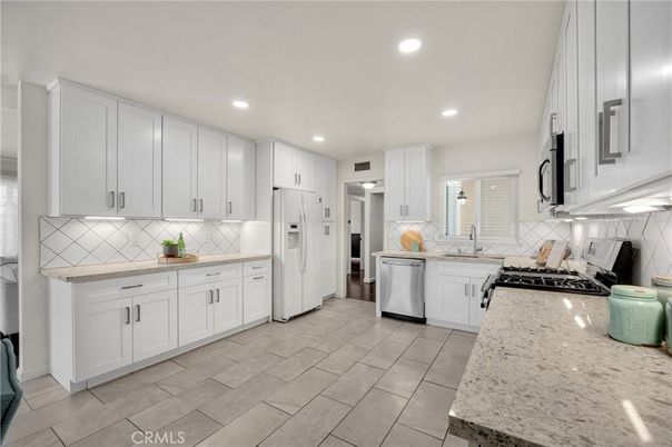 Interior, Kitchen, Recessed Lighting, Stainless Steel Appliances