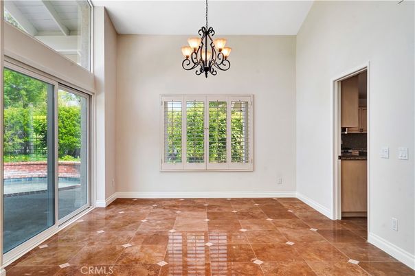 Chandelier, Empty room, Interior