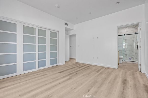 Empty room, Interior, Marble, Marble Walls, Recessed Lighting, Wood Texture Flooring