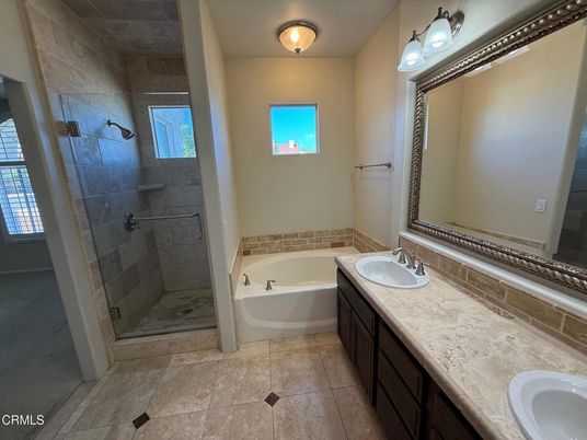 Bathroom, Dual Sink Vanities, Glass Shower, Interior