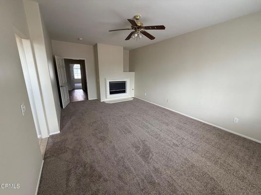Empty room, Fireplace, Interior