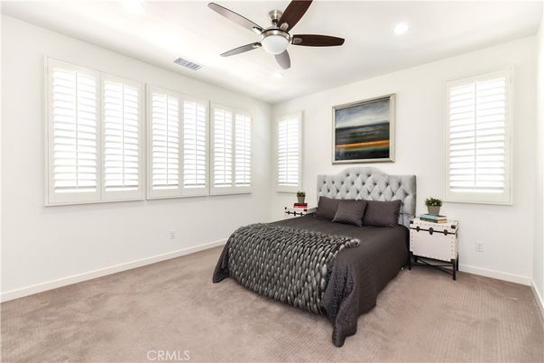 Bedroom, Interior, Recessed Lighting