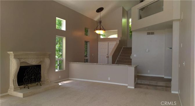Fireplace, Interior, Pendant Lights