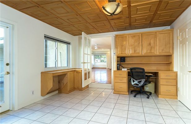 Home Office, Interior, Wooden Ceilings