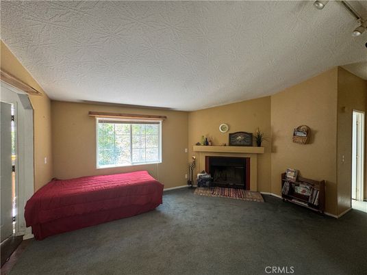 Bedroom, Fireplace, Interior