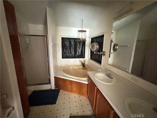 Bathroom, Dual Sink Vanities, Glass Shower, Interior