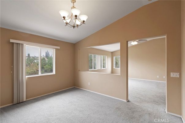 Chandelier, Empty room, Interior
