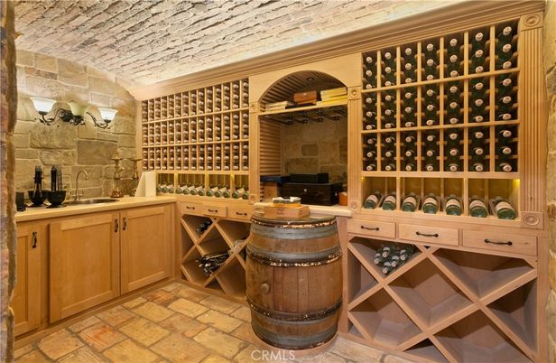 Interior, Stone Walls, Wine Storage