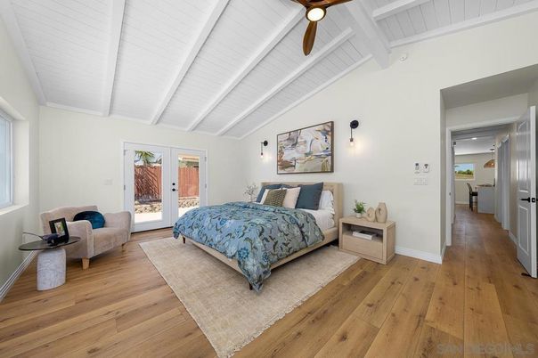 Bedroom, Interior, Wood Texture Flooring