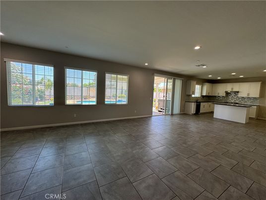 Empty room, Interior, Kitchen, Recessed Lighting
