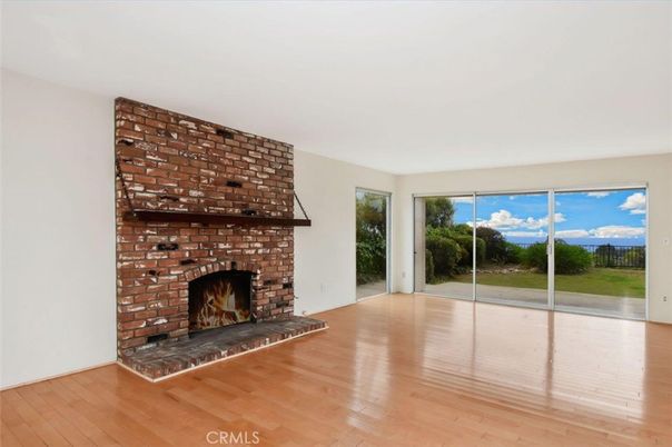 Empty room, Fireplace, Interior, Wood Texture Flooring