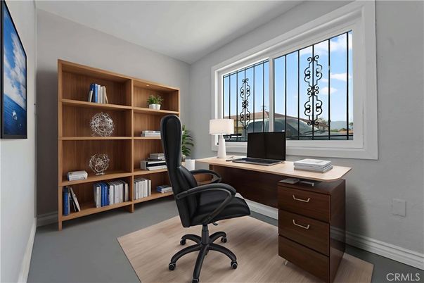 Home Office, Interior, Wood Texture Flooring