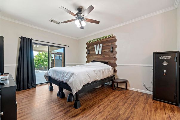 Bedroom, Interior, Wood Texture Flooring