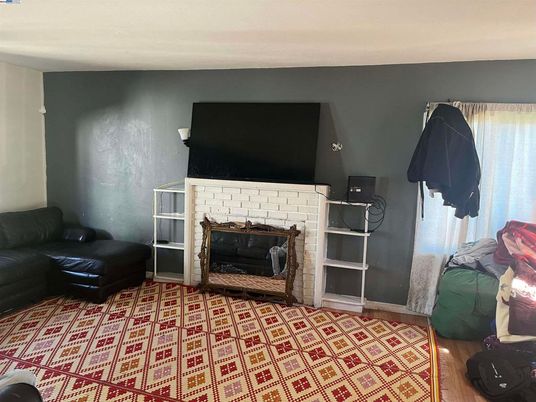 Fireplace, Interior, Wood Texture Flooring