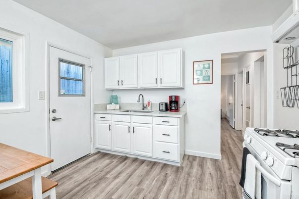 Interior, Kitchen, Wood Texture Flooring