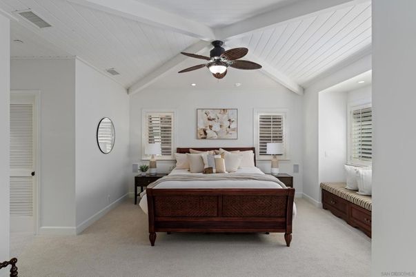 Bedroom, Interior, Recessed Lighting