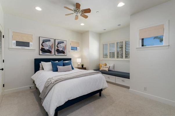 Bedroom, Interior, Recessed Lighting