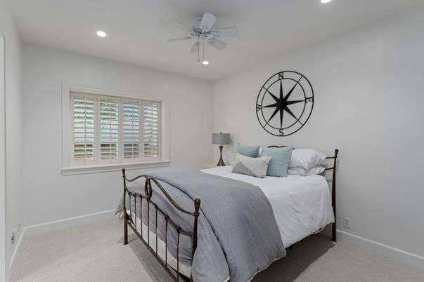 Bedroom, Interior, Recessed Lighting