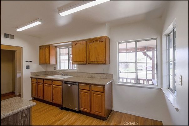 Interior, Kitchen, Wood Texture Flooring