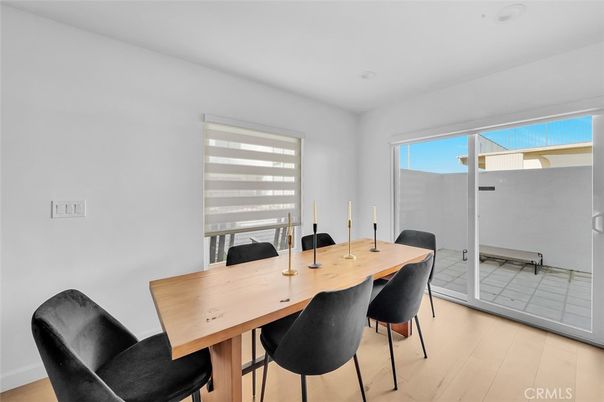 Dining room, Interior, Wood Texture Flooring