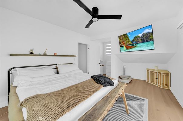 Bedroom, Interior, Wood Texture Flooring