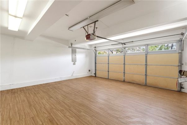 Garage, Interior, Wood Texture Flooring