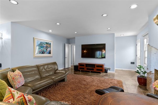 Interior, Living room, Recessed Lighting