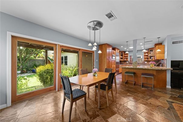 Dining room, Interior, Kitchen, Pendant Lights, Recessed Lighting