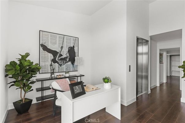 Home Office, Interior, Wood Texture Flooring