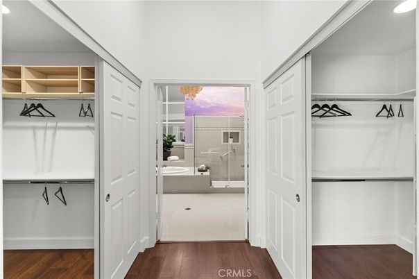 Interior, Walk-in Closets, Wood Texture Flooring
