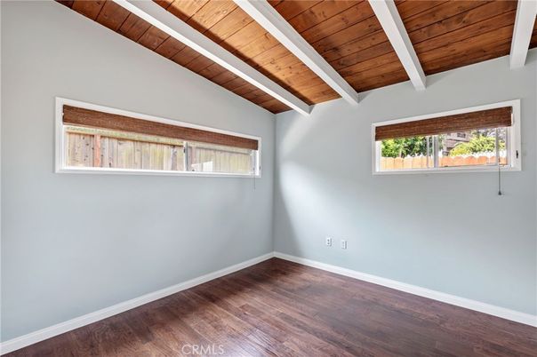 Empty room, Interior, Wooden Ceilings, Wood Texture Flooring