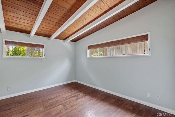 Empty room, Interior, Wooden Ceilings, Wood Texture Flooring