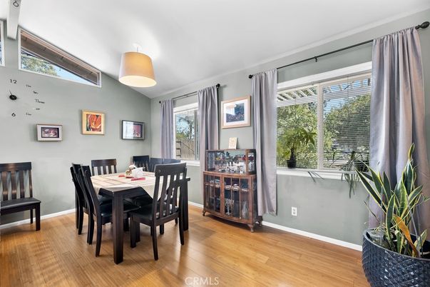Dining room, Interior, Wood Texture Flooring