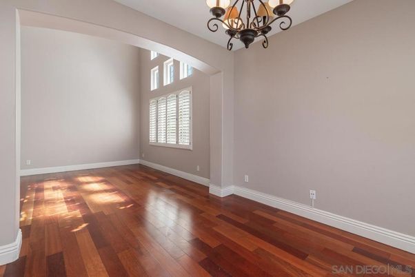 Chandelier, Empty room, Interior, Wood Texture Flooring